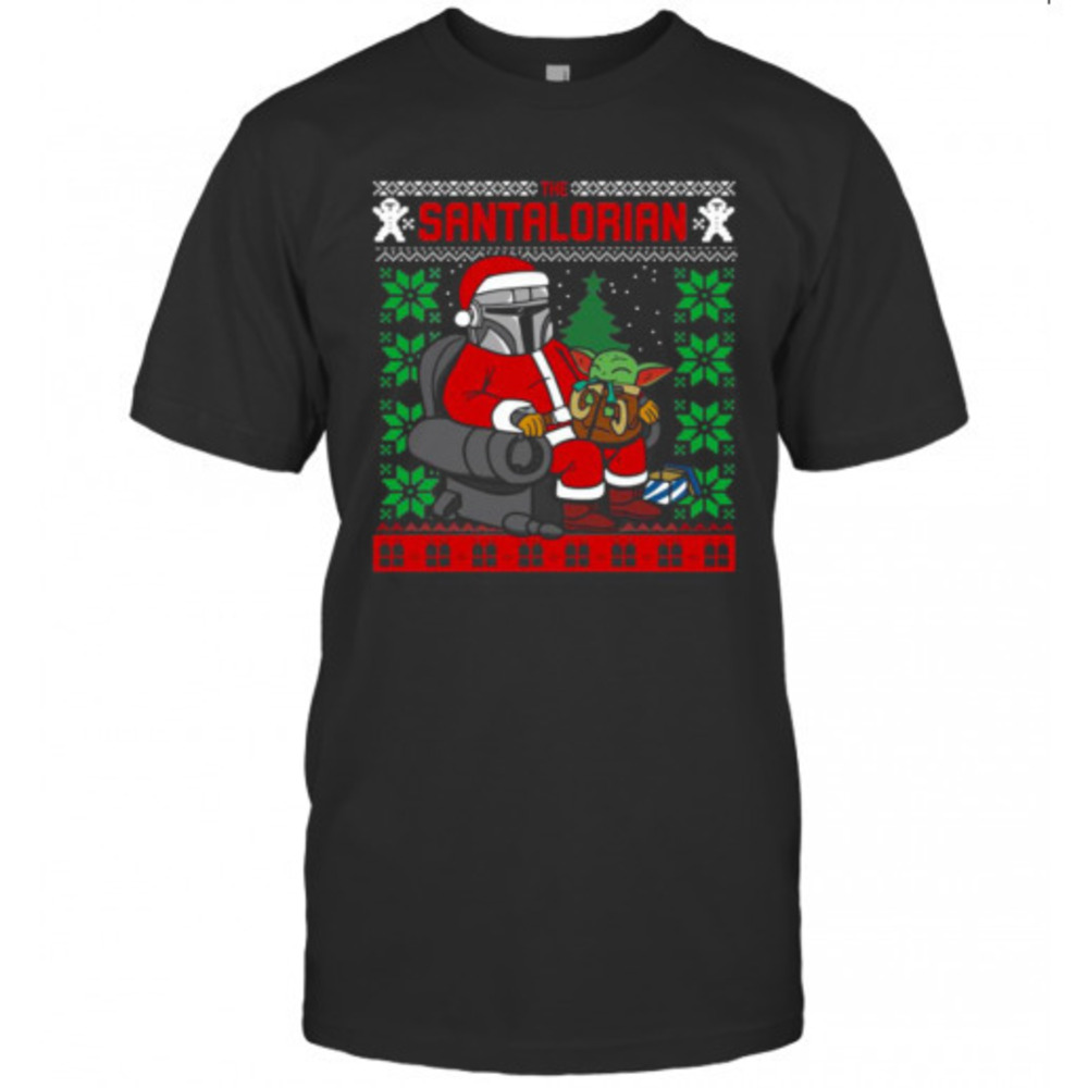 Santalorian Ugly Christmas Sweater Tshirt